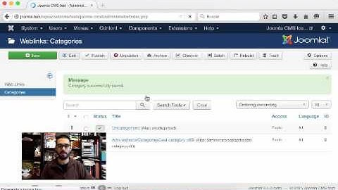 Joomla Automated Testing com_weblinks