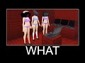 TV WOMAN and CAMERA WOMAN and SPEAKER WOMAN in Minecraft wait what meme part 208