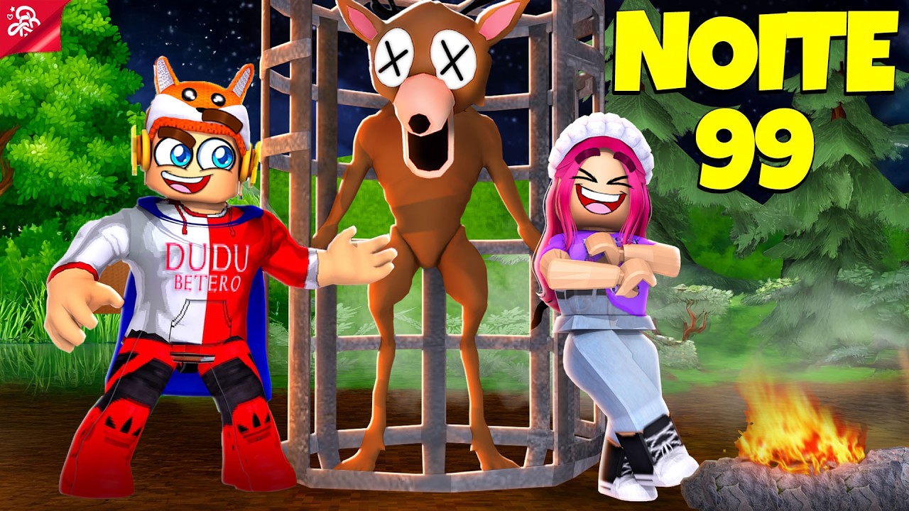 99 NOITES MAS É BATALHA DE TIME PERFEITO NA FLORESTA (99 Nights in the ...