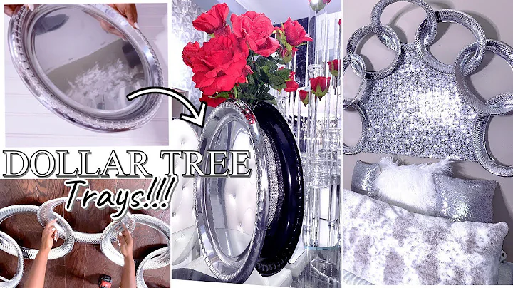 DOLLAR Tree DIY Wall Art Headboard + Vase MADE WIT...