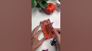 Halloween treat bag cut with the #cricutmaker3 #diy #creativecraftsdxb