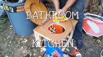 School Bus Conversion - Bathroom & Kitchen (plus DIY Composting Toilet)