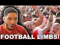 American Reacts to WHY FOOTBALL NEEDS FANS BACK!! *Best Football Limbs Celebrations*