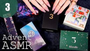 ASMR Advent Calendar 2022 Day 3 (🎧 soft spoken, tapping, scratching, swatching)