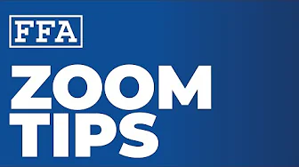 Zoom Tips for Ohio FFA Members and Advisors