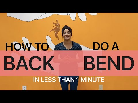 HOW TO DO A BACKBEND IN 1 MIN TUTORIAL | BOLLYCURVES