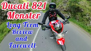 Ducati 821 Monster Long Term Review and Farewell