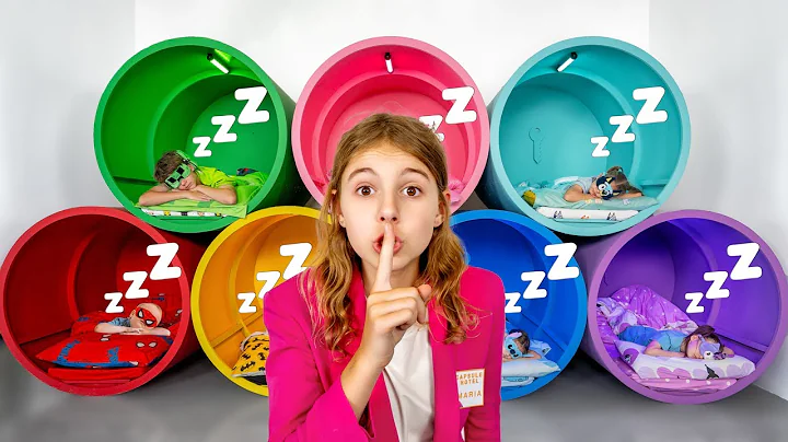 SEVEN Colors Capsule Hotel Adventure | Superheroes Stories for Kids