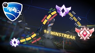 The PUSH FOR CHAMP 3 in Rocket League! (Crazy Win Streak)
