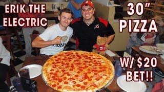 A&z #571 - atlas & erik the electric vs luigi's 30" team pizza
challenge at beach in san diego, california (day #11 / #15). hey
ever...