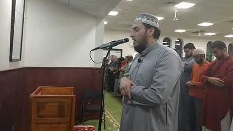 سورة الانفطار .. من صلاة التراويح للعام ١٤٣٨ه‍  بولاية كنتيكت الأمريكية .. الشيخ محمد زاهر