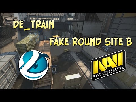 CS:GO Тактики de_train Фейк Раунд Б (Luminosity vs NaVi)