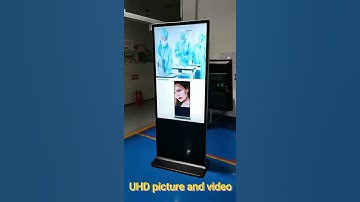Floor standing touch digital signage with customized functions
