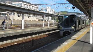 JR西日本 225系0番台 I2編成 普通 野洲行き 膳所駅  南草津駅  20190808