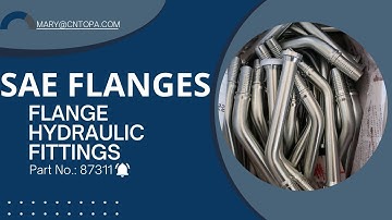Parker hose pipe fittings flanges o ring sae flange hydraulic fitting