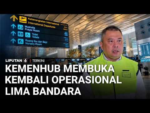 [FULL] Kemenhub Buka Kembali Lima Bandara, Setelah Abu Vulkanik Anak Krakatau Mereda | Liputan 6