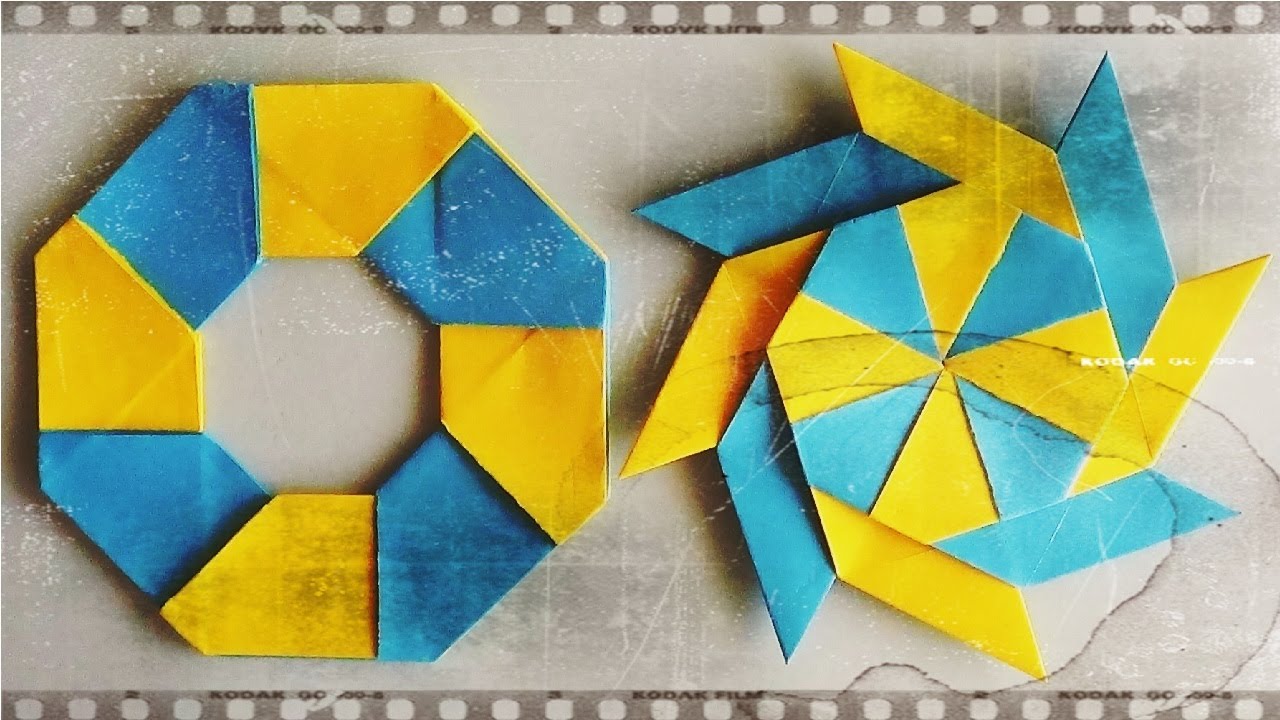 como hacer estrellas ninja de papel origami