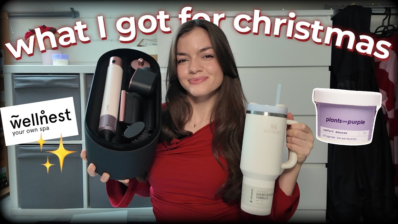 What I Got For Christmas // Dyson Airwrap, Osmo Pocket 3, Plants Are Purple...