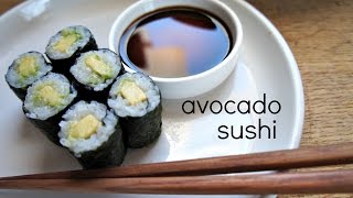 How to Make Avocado Sushi How to Make Avocado Sushi