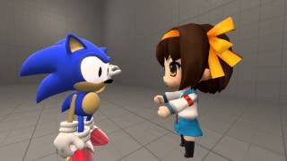 [SFM] The Misadventures of Sonic and Haruhi Prelude