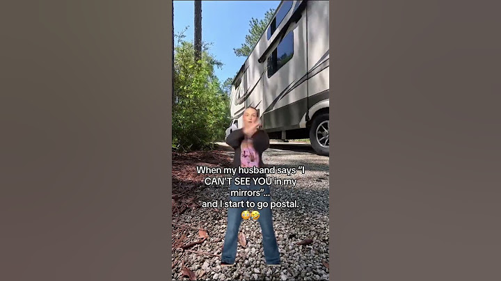 🤣 Please excuse the words exchanged while trying to back into an RV campsite! ❓Does the statement