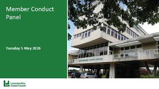 Member Conduct Panel - 5 May 2026