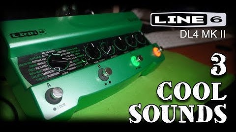 LINE6 DL4 MK II - 3 COOL SOUNDS (filter, sweep, reverse ) IN STEREO! - Alfonso Corace