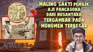 Maling Sakti ini digambar pada Monumen Terbesar - Mbah Boncolono