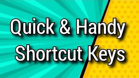 Windows Keyboard Shortcuts: Boost Your Productivity!