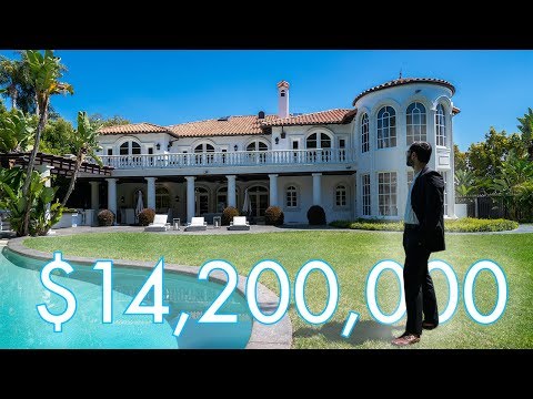 INSIDE A $14,200,000 LOS ANGELES Mediterranean Estate with a Basketball Court