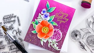 No-LineWatercolor with Bouquet Builder 7