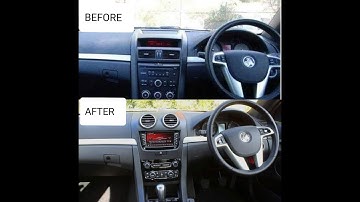 VE Commodore SV6 Stereo Upgrade Part 2: Series 2 Stereo & Dash Trim Instalation