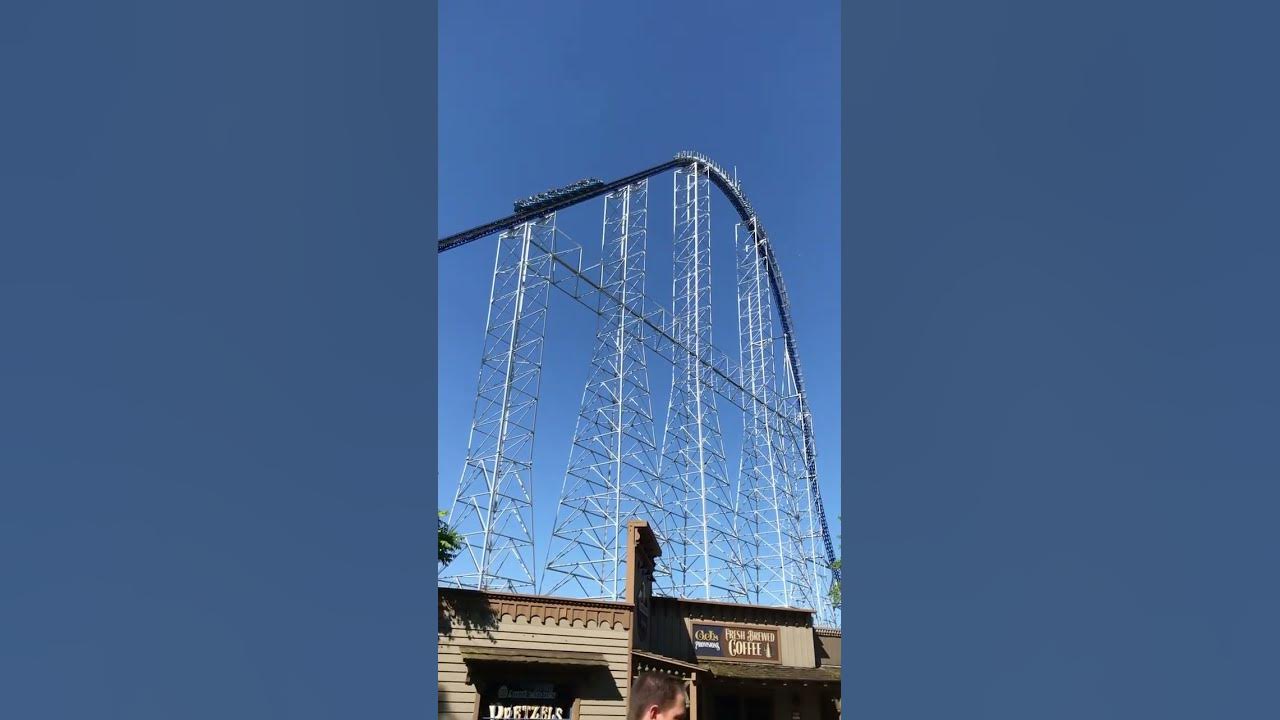 Millennium Force￼’s first drop🎢🎢