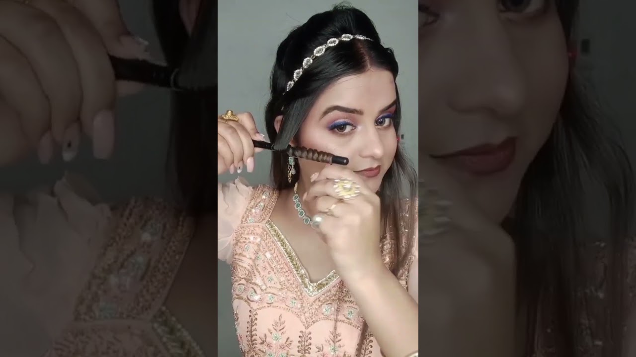 Shagan/roka hairstyle for bridesmaid ❤️🔥| Budget friendly hairstyle #shorts #hairstyle