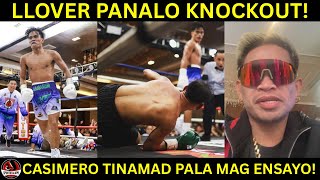 Kenneth Llover PANALO Round 4 KNOCKOUT! | Casimero TINAMAD pala mag ENSAYO mahina Kalaban