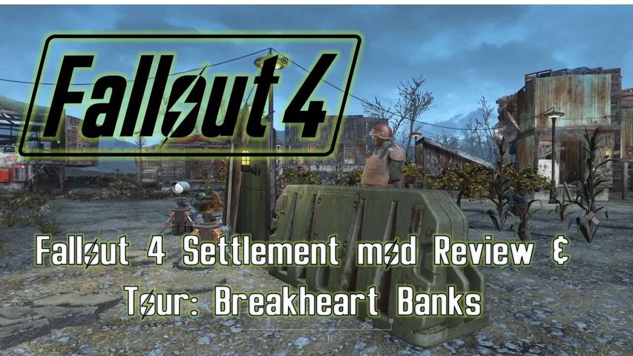 fallout 4 settlement tour breakheart banks youtube