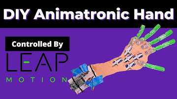 Making an Animatronic Hand Controlled by Leap Motion