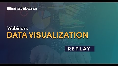 Data Visualization Webinar series - REPLAY!