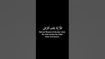 سورة القيامة اية ٢٤ - القارئ اسلام صبحي - خلفية سوداء