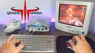 Quake III Arena (Mouse and Keyboard) - Dreamcast Gameplay - CRT