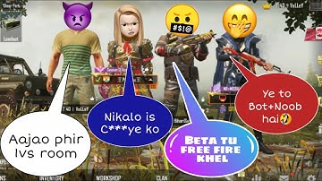 Random player call me noob and i challenge for room | 1vs3 room | Amazing Twist😍 | PUBG Mobile