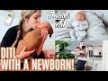 DAY IN THE LIFE WITH A NEWBORN AND 2 TODDLERS!