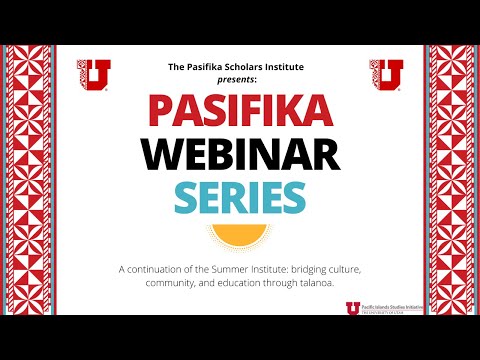 The Pasifika Webinar Series: Signature Event, Dr. Tēvita O. Ka’ili