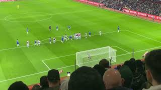 Enzo Fernandez Free Kick Chelsea V Aston Villa 07/02/24