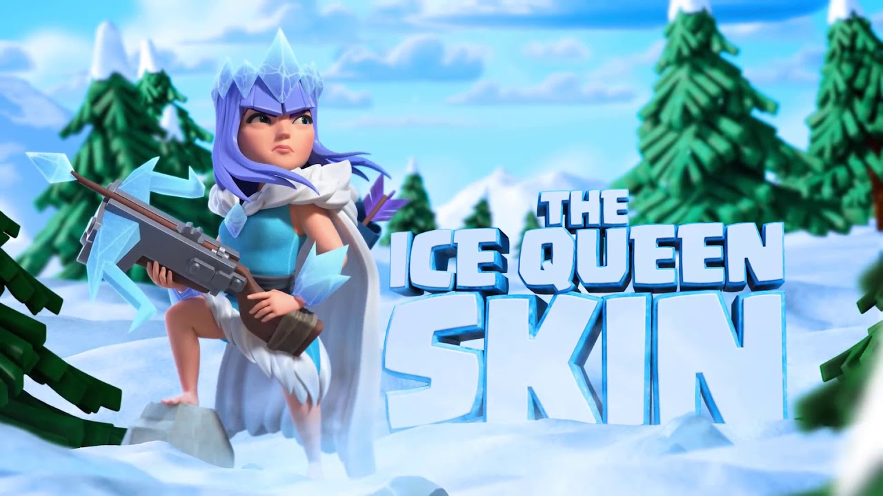 Clash of Clans Season Challenges ICE QUEEN skin available now - YouTube.