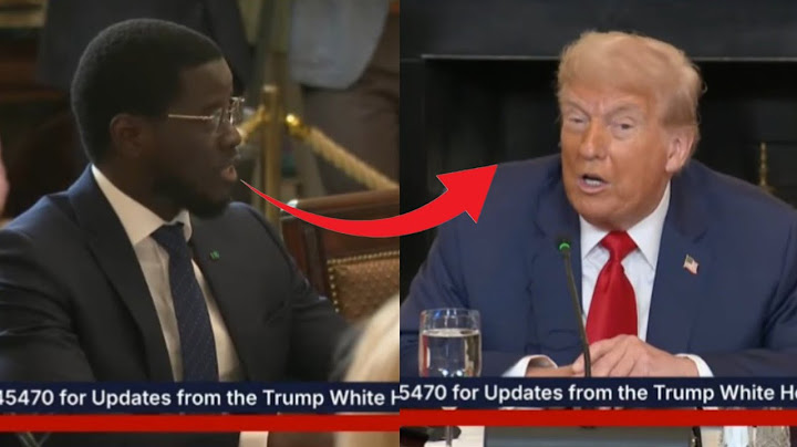 🛑 White House: Here is the full text of Diomaye Faye's speech to Donald Trump
