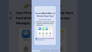 Convert HEIC to JPG in 10 Seconds (Super Easy)