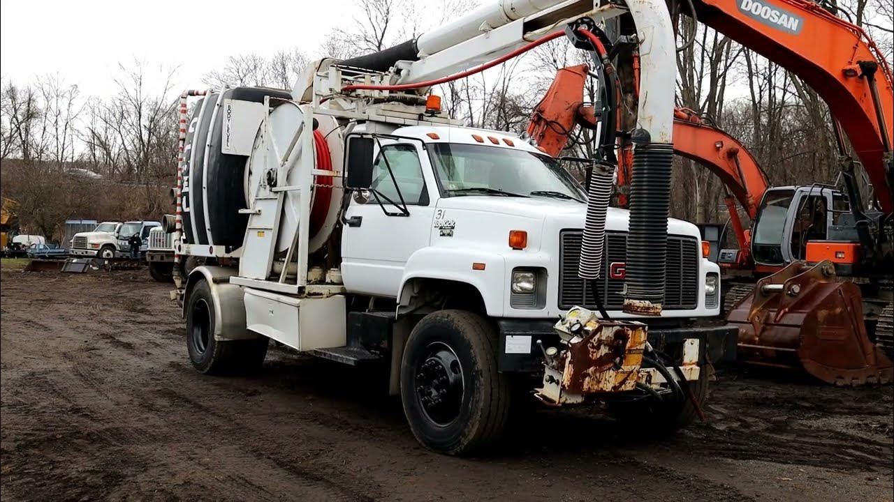 1996 gmc topkick tc7h042 vacuum truck for sale at auction youtube