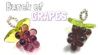 How to make a Bunch of Grapes with glass drops