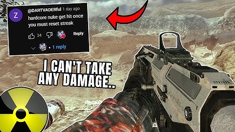 If I Take ANY DAMAGE I reset my killstreak.. (MW2 NUKE CHALLENGE)